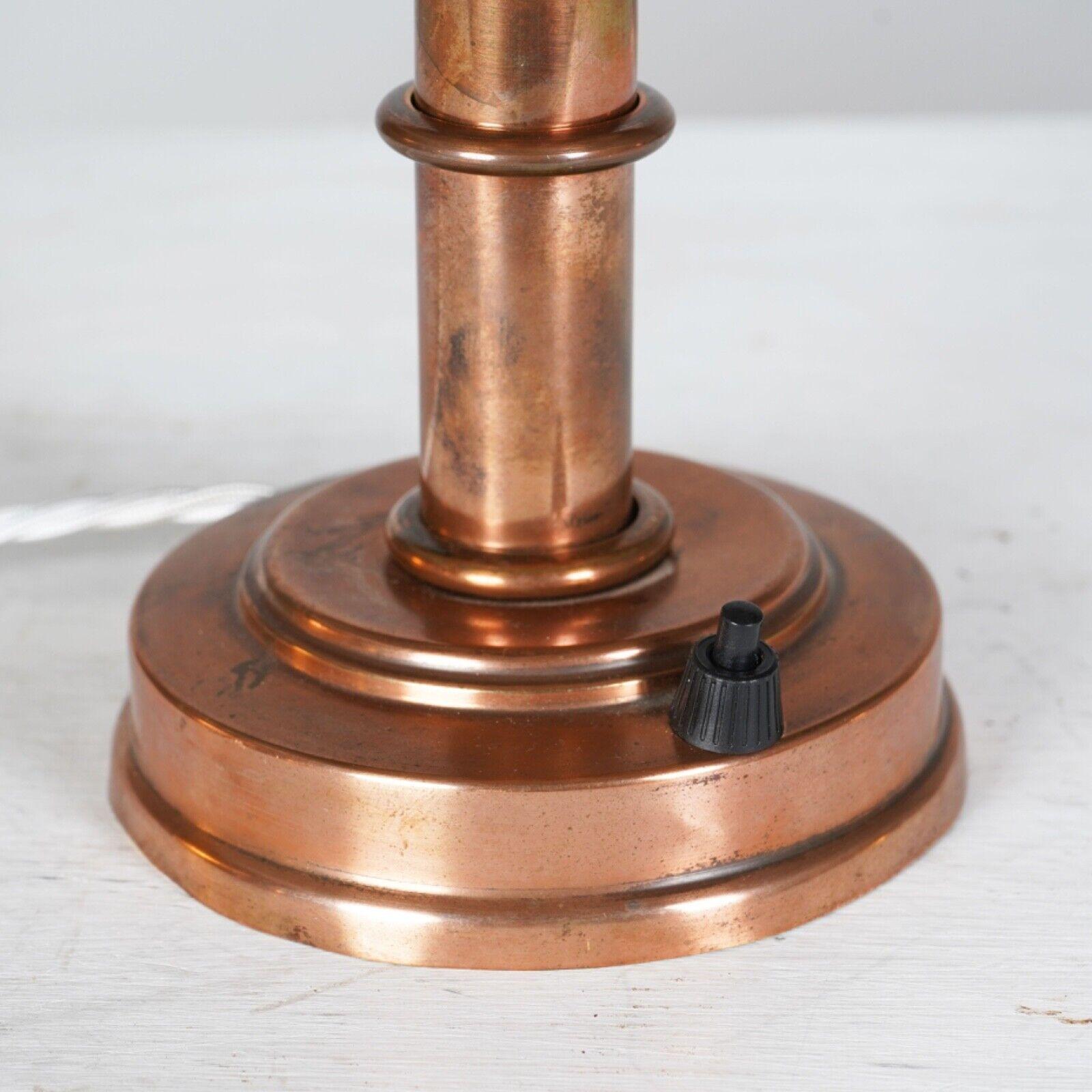 Art Deco Copper Desk Lamp 3