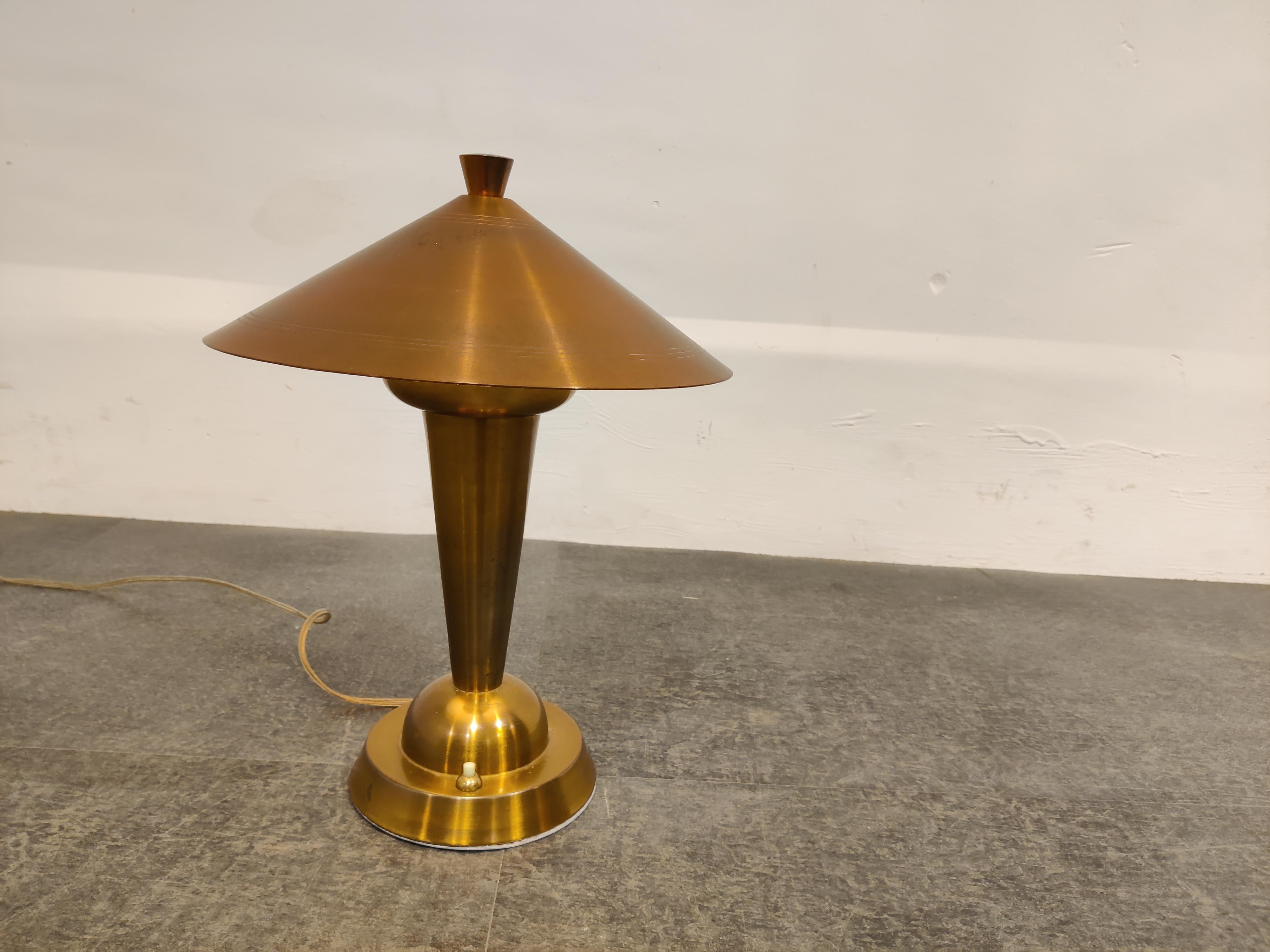 copper desk lamps