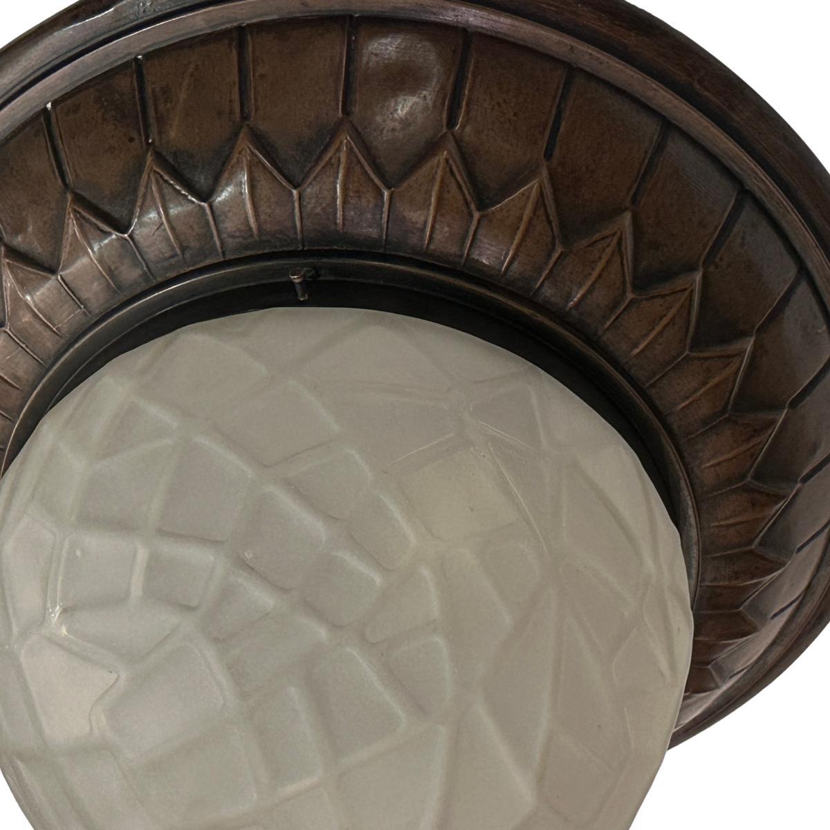 Empotrable de cobre Art Decó Inglés en venta