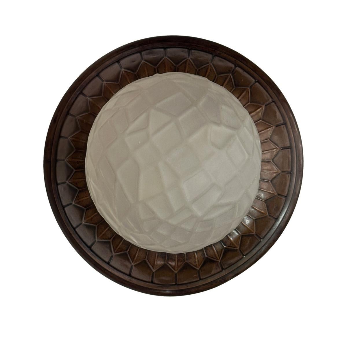 Empotrable de cobre Art Decó en venta 1