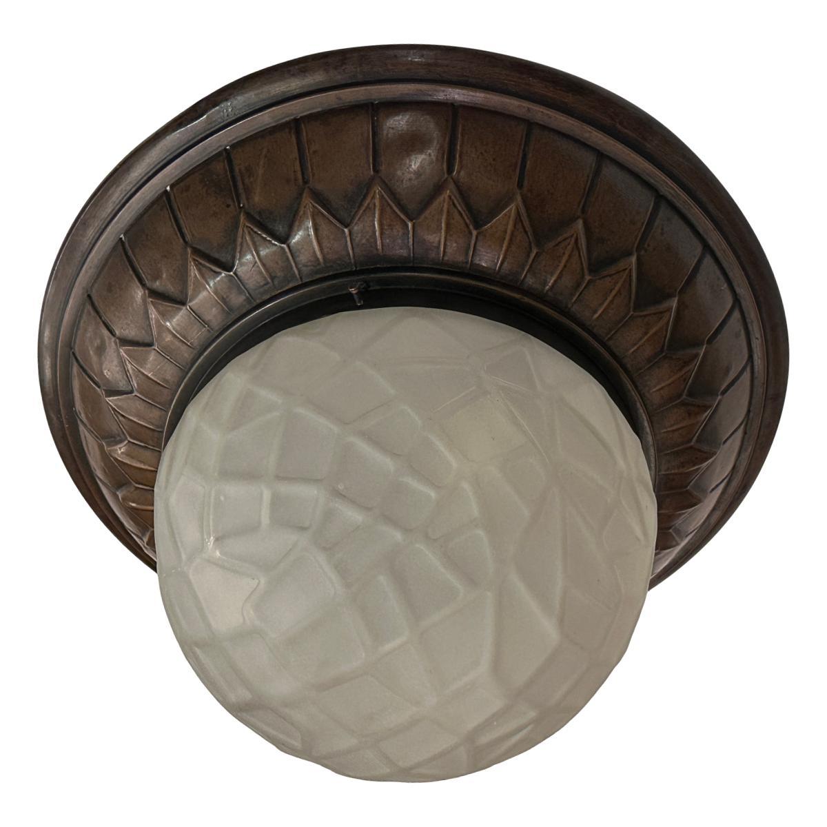 Empotrable de cobre Art Decó en venta 2