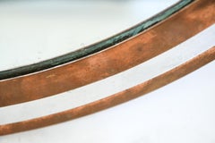 Art Deco Copper and Nickel Mirror