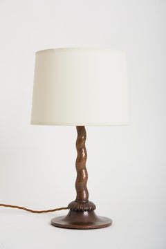 Art Deco Copper Table Lamp