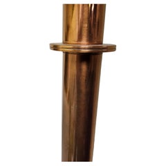 Art Deco Copper Tiered Torchère Floor Lamp by Gilbert Rohde for Sunset Lamp co.