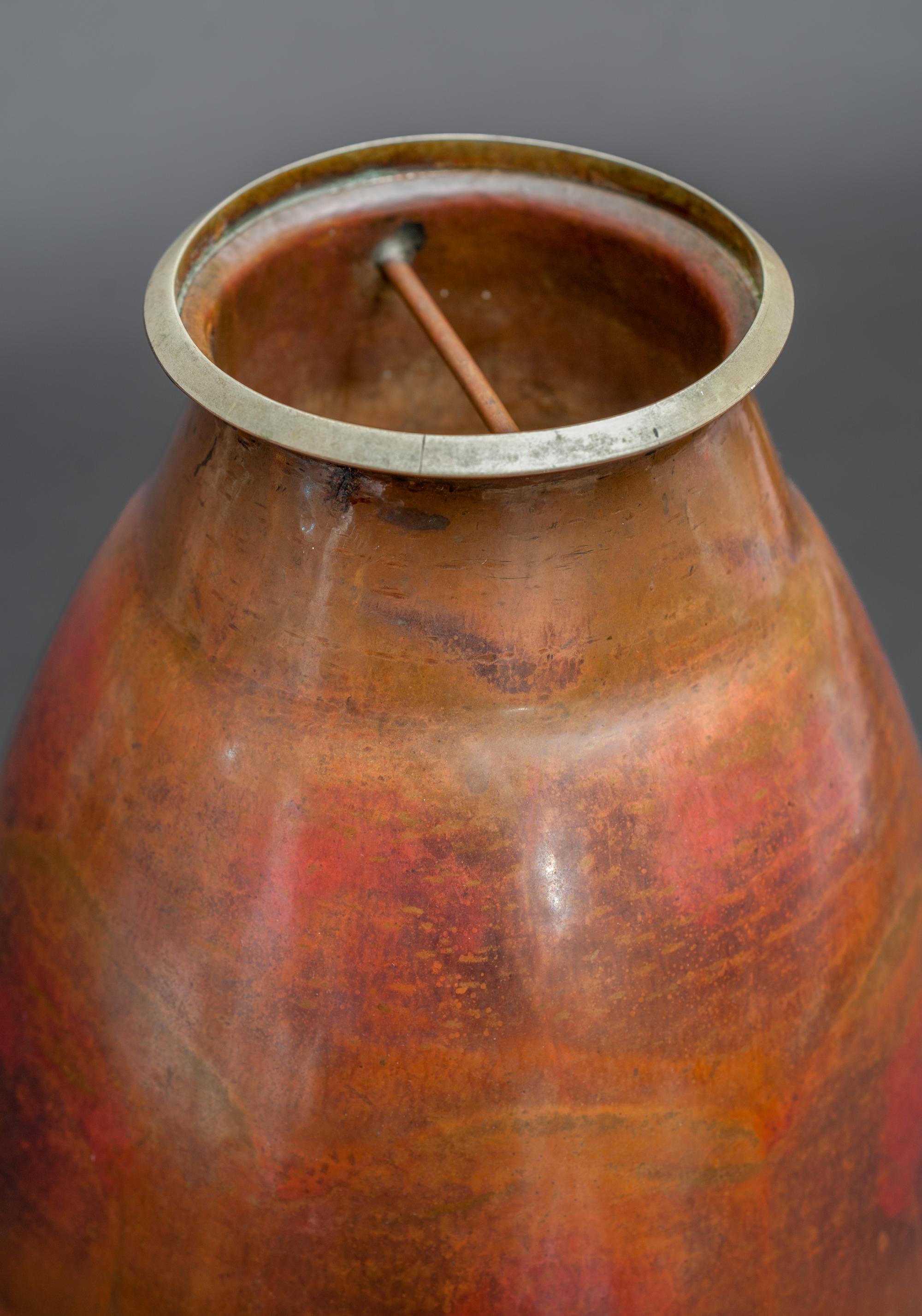 Art Deco Copper Vase by Jean Dunand 4