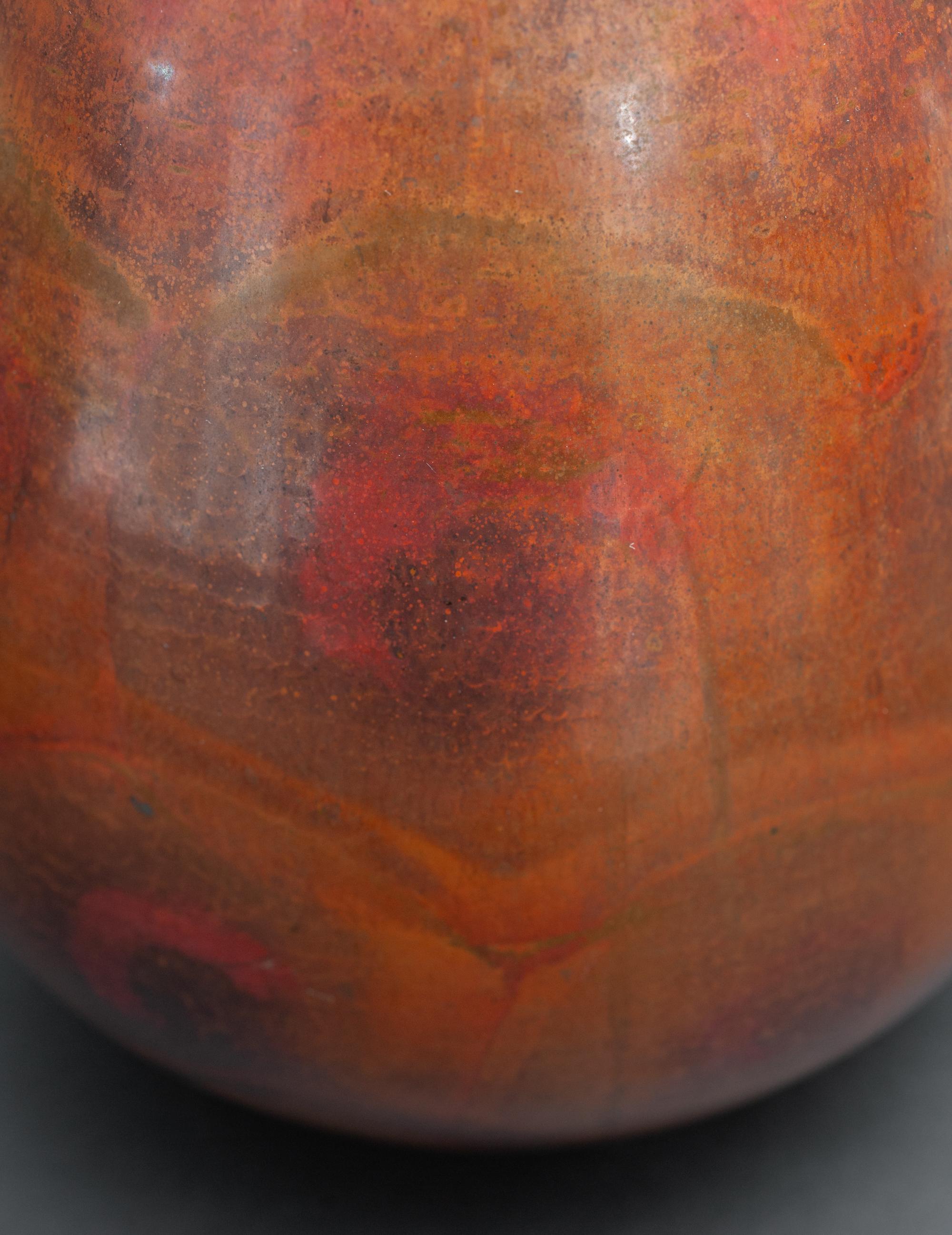 Art Deco Copper Vase by Jean Dunand 10