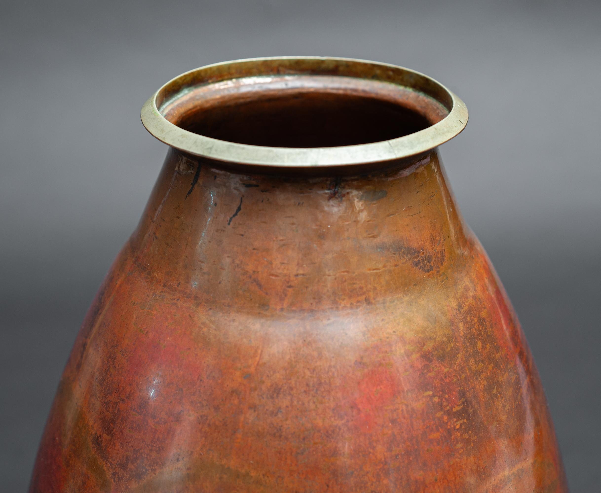 Art Deco Copper Vase by Jean Dunand 2