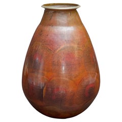 Art Deco Copper Vase by Jean Dunand