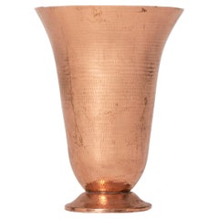 Retro Art Deco Copper Vase
