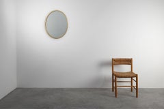 Art Deco Copper‑Plated Metal Mirror, Belgium ca. 1925