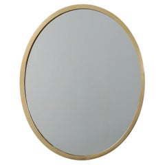 Art Deco Copper‑Plated Metal Mirror, Belgium ca. 1925