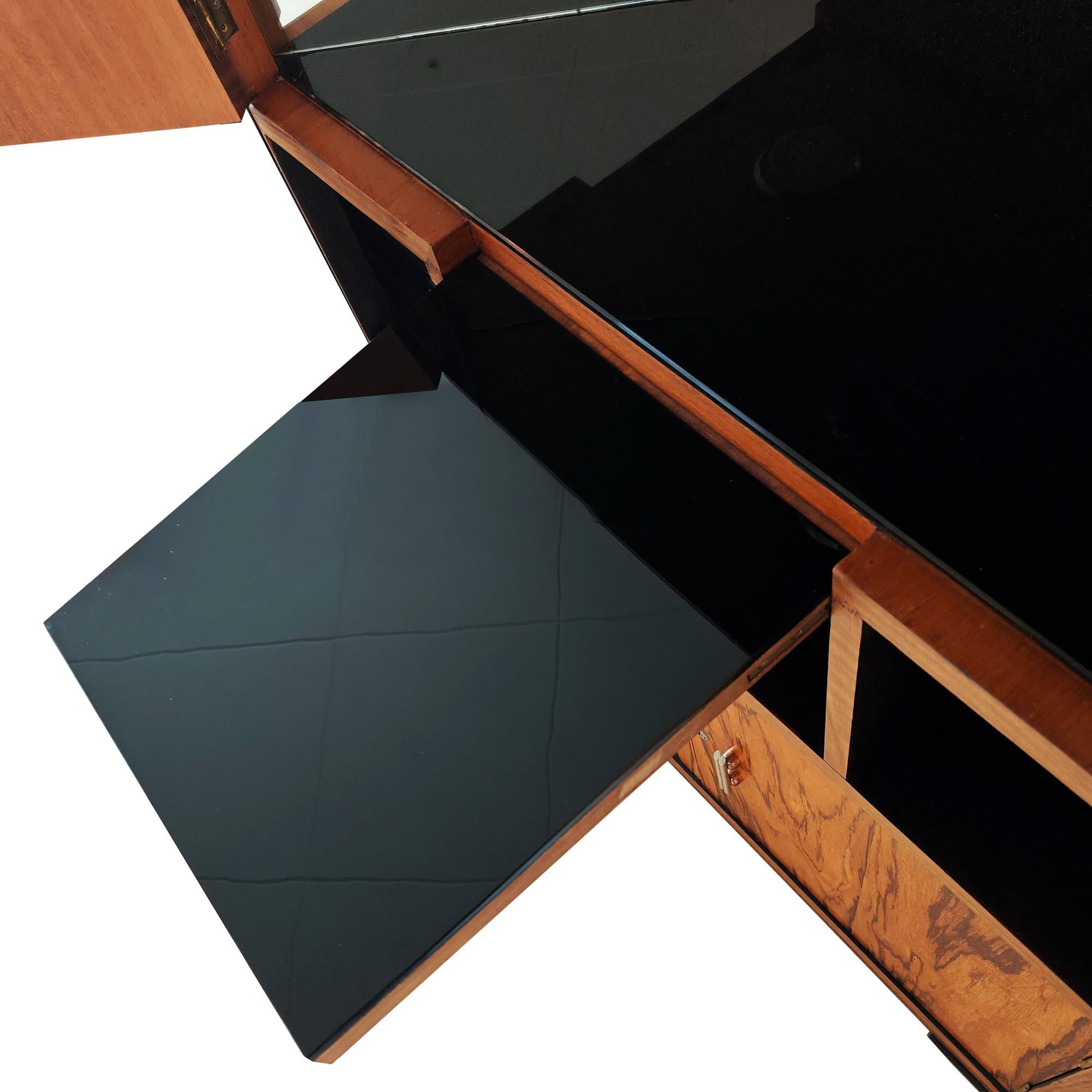 Meuble de bar d'angle Art Déco - Barcelone 1930 Bon état - En vente à Girona, Girona