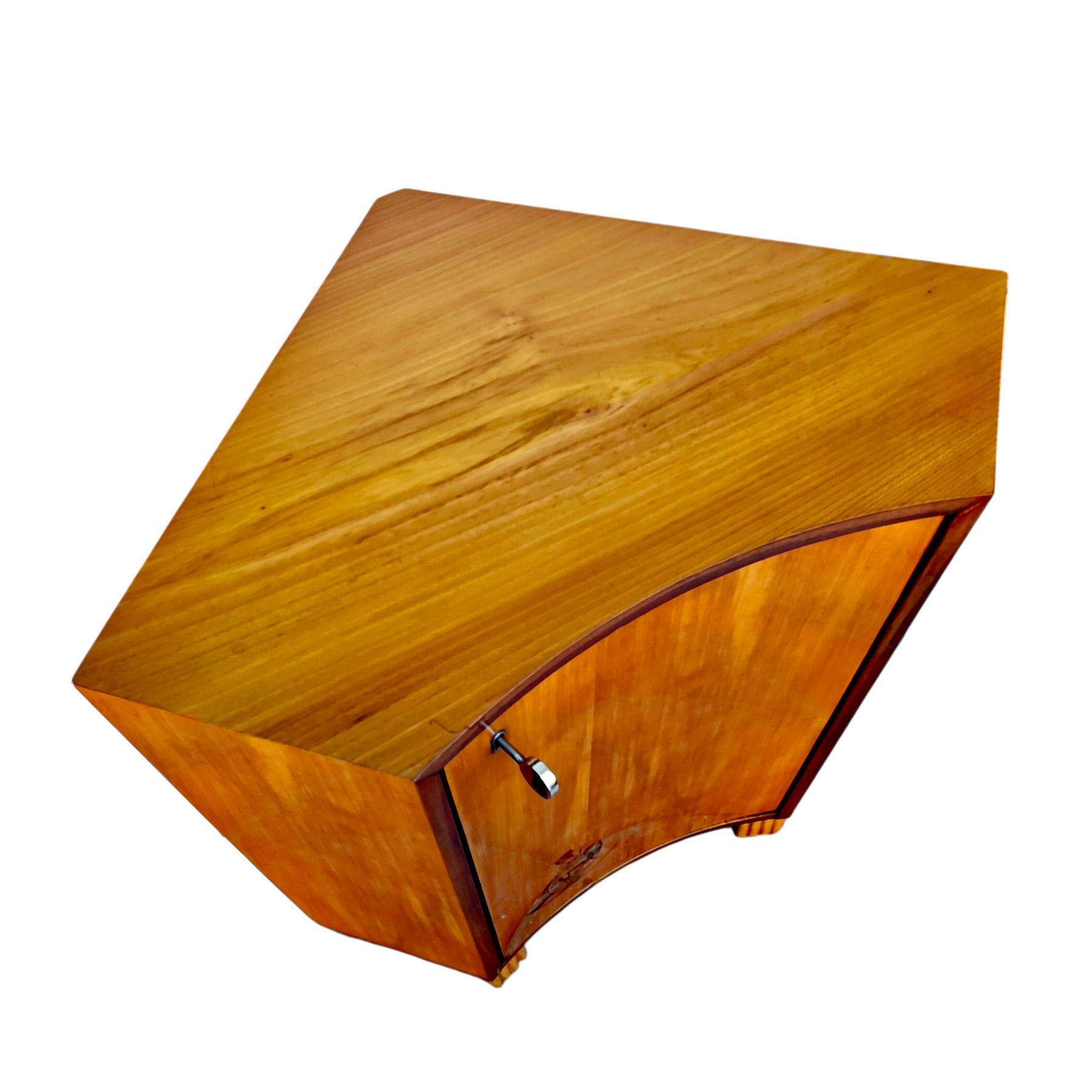 Swedish Art Deco corner cabinet – Sweden 1930 For Sale