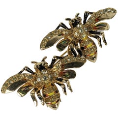 Art Deco Coro Emaille Biene Duette