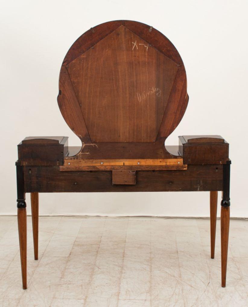 20th Century Art Deco Coromandel & Marquetry Vanity and Stool
