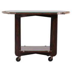 Art Deco  Coromandel wood Serving trolley   1930s
