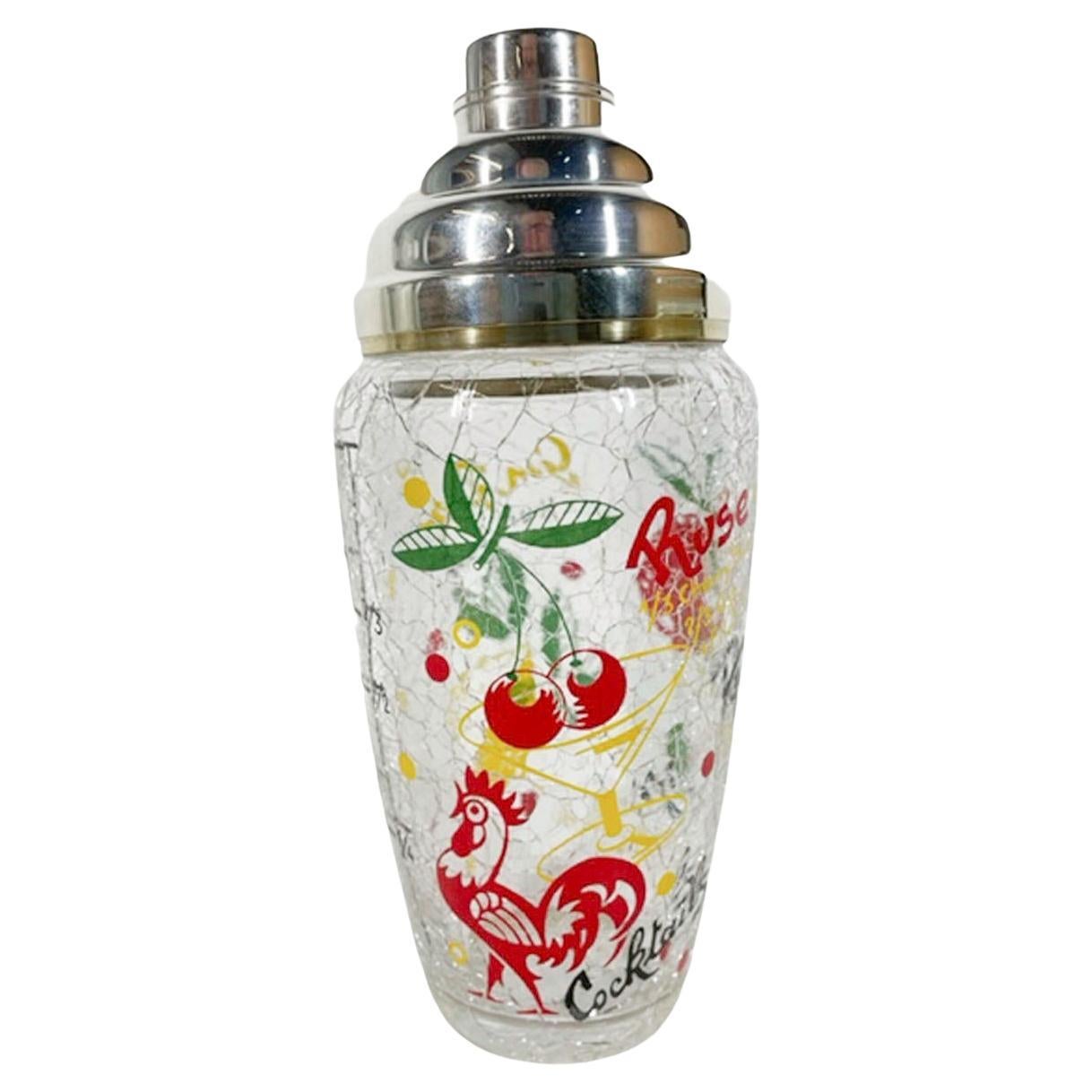 Jean Despres French Silver Plate Cocktail Martini Shaker at 1stDibs