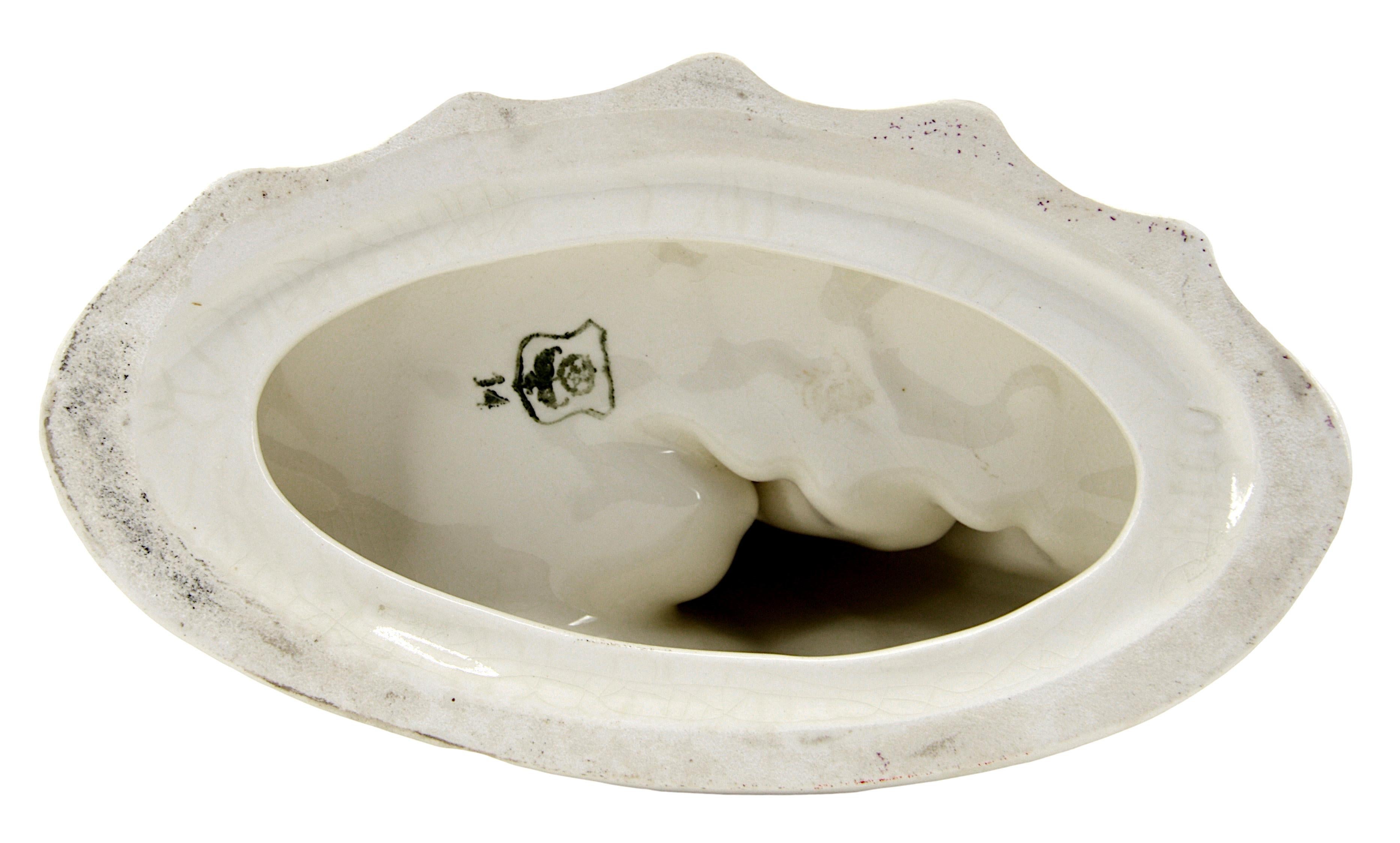 Ballerine in ceramica Art Deco con smalto craquelé, 1925 ca. in vendita 3