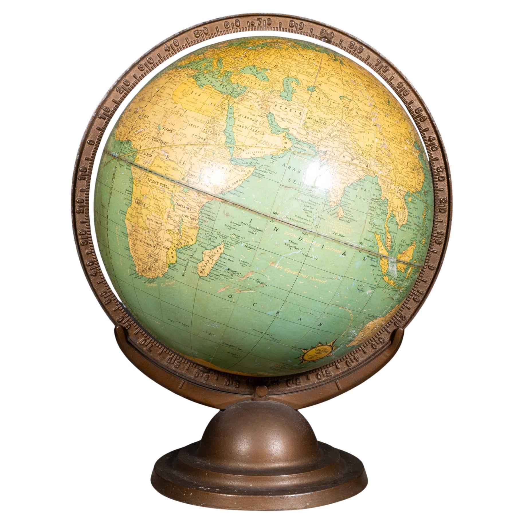 How do you tell how old a globe is?