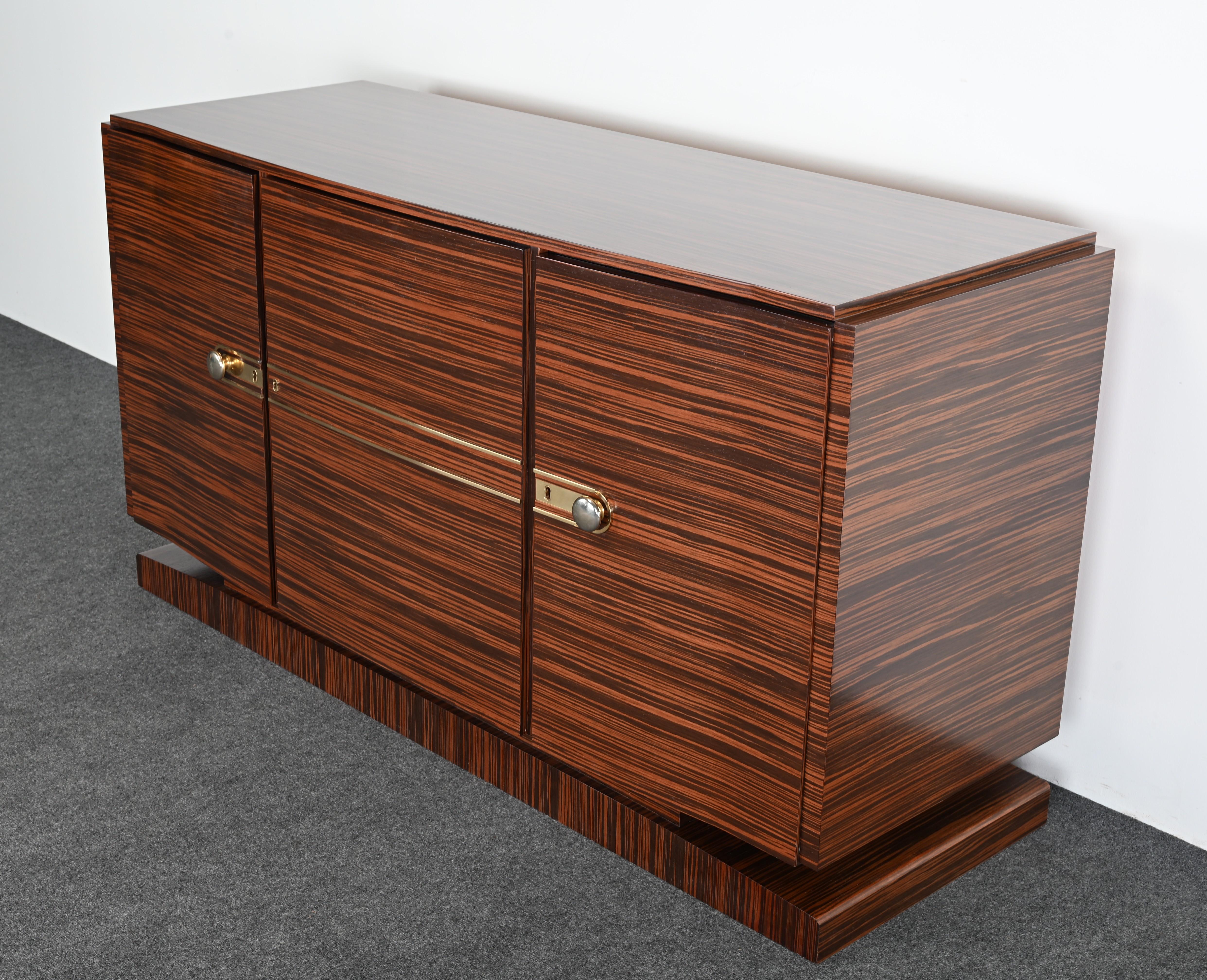 Laiton Crédence Art Déco par Boiler, 21ème siècle en vente