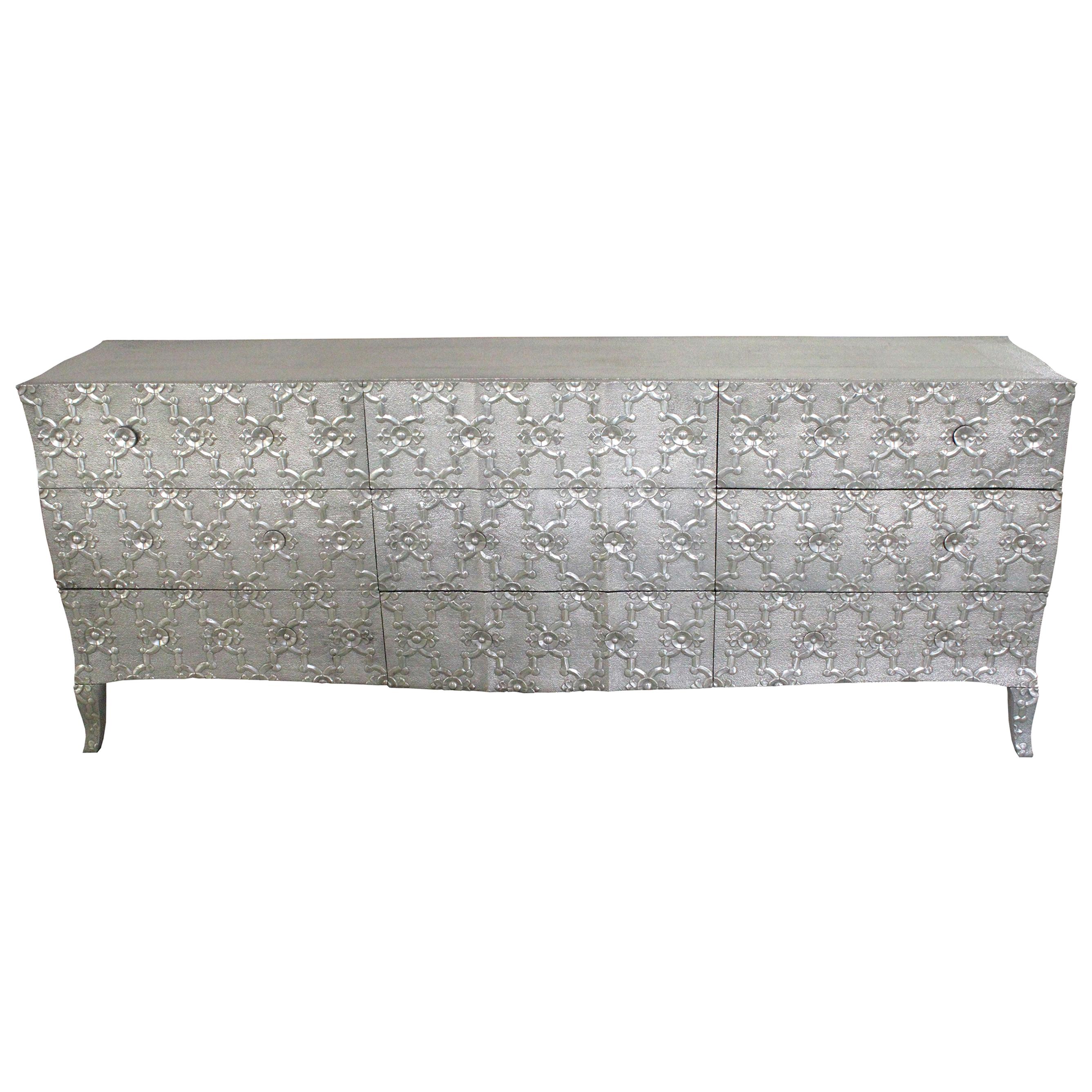 Art Deco Credenza 'Fleur-de-lis' by Paul Mathieu for Stephanie Odegard For Sale