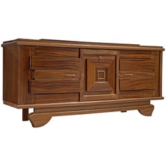 Art Deco Credenza in Mahogany