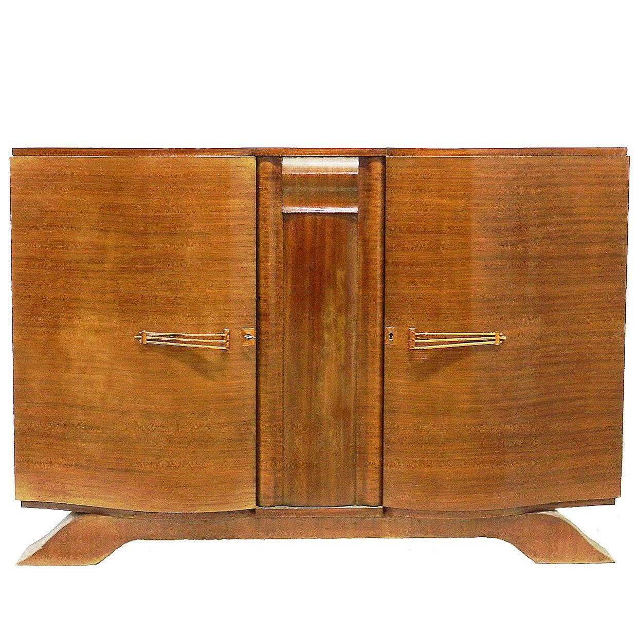 Art Deco Credenza Sideboard Buffet French, circa 1930 FREE SHIPPING options For Sale