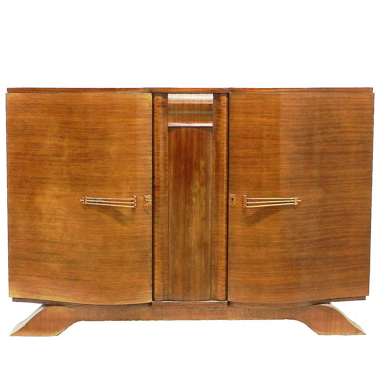 Art Deco Credenza Sideboard Buffet French, circa 1930 FREE SHIPPING options For Sale