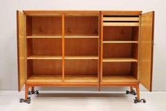 Art Deco Credenza with Geometric Marquetry