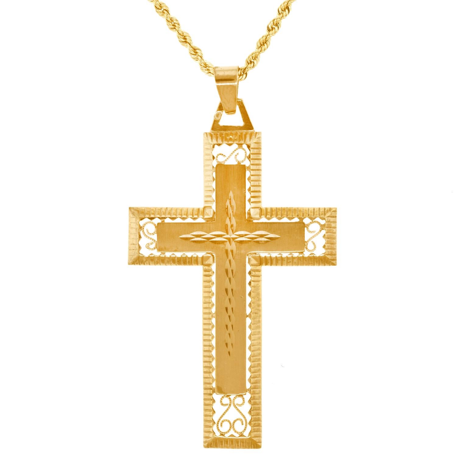 Art Deco Cross, France In Excellent Condition For Sale In Litchfield, CT