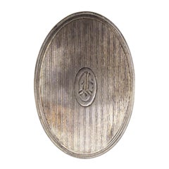 Art Deco Crystal and Silver Box