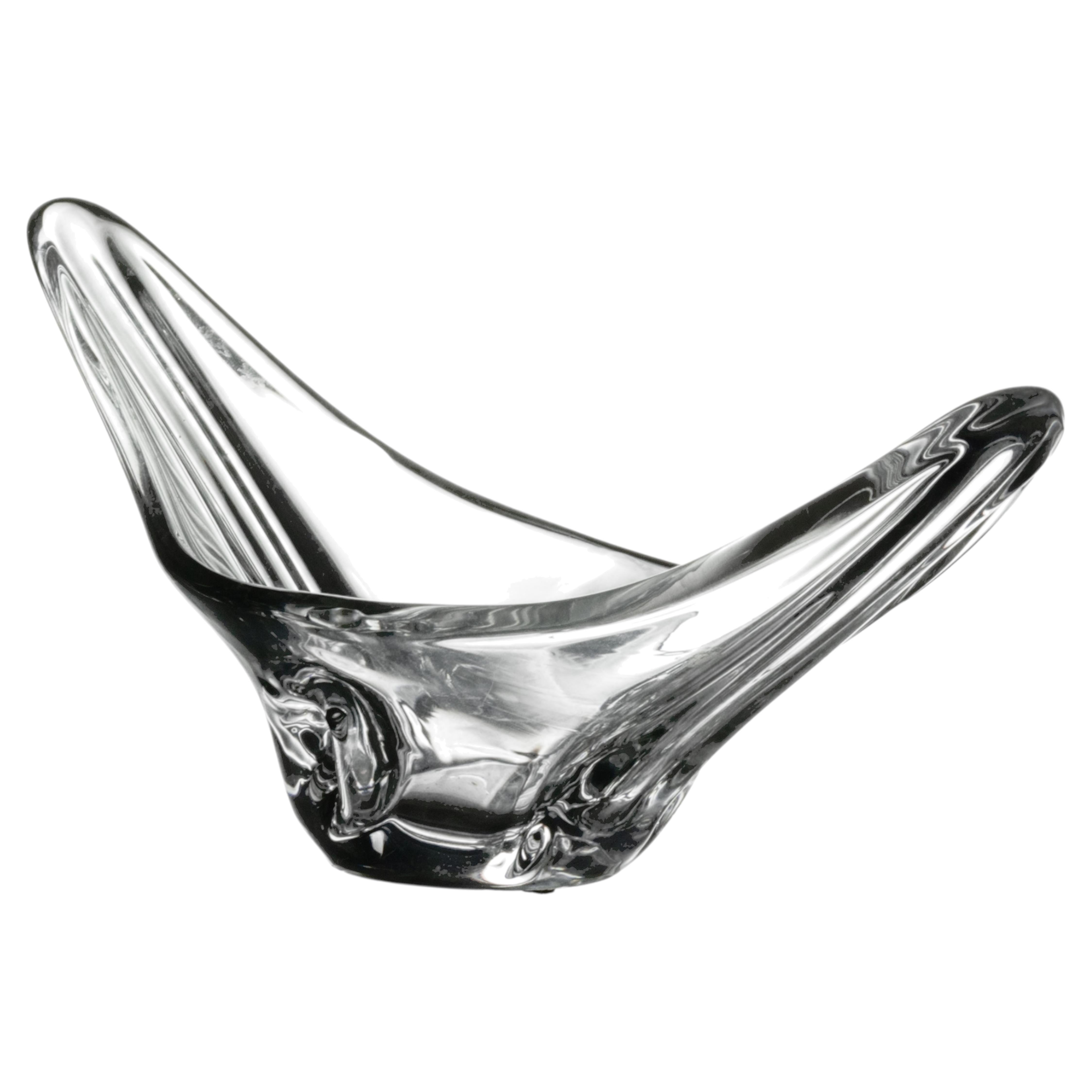 Art Deco Crystal Centerpiece by Crystal F . B, 20th Century