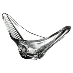 Art Deco Crystal Centerpiece by Crystal F . B, 20th Century