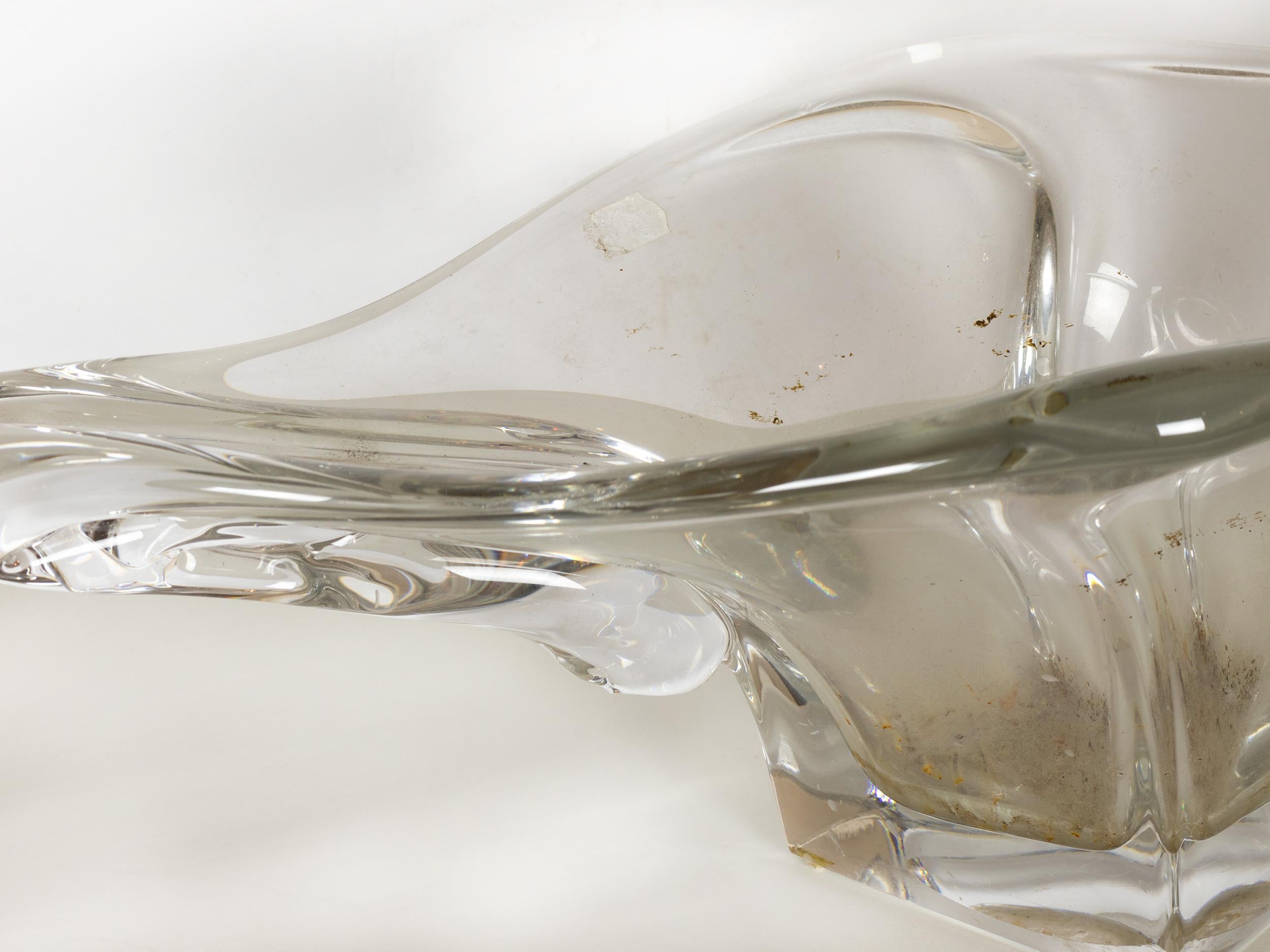 Art Deco Crystal Centerpiece by Daum, 20h Century  For Sale 1