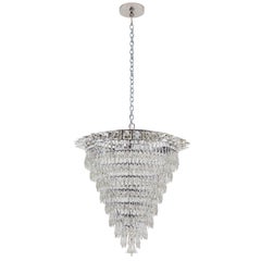 Art Deco Crystal Chandelier