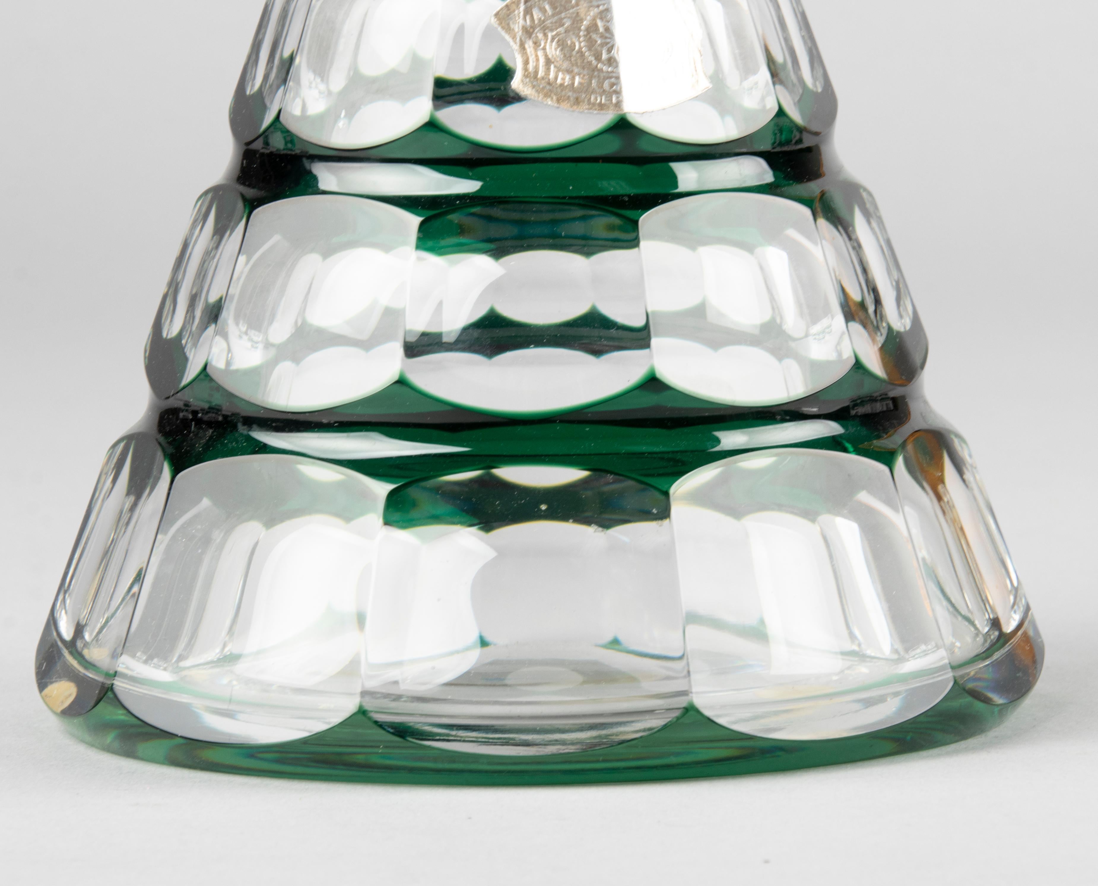Ensemble de liqueurs à liqueur en cristal Art Déco Val Saint Lambert 3