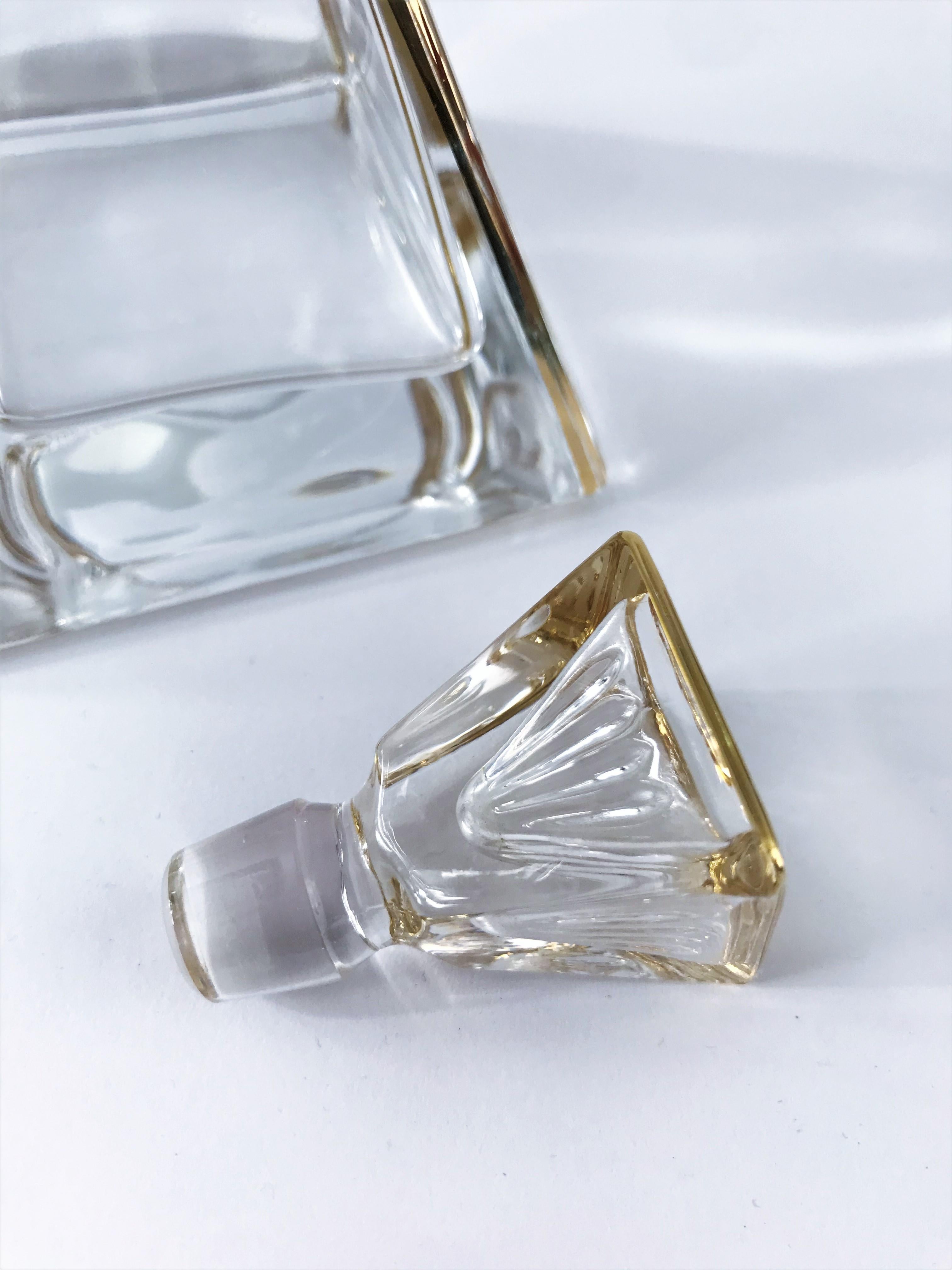 pyramid shaped perfume bottle