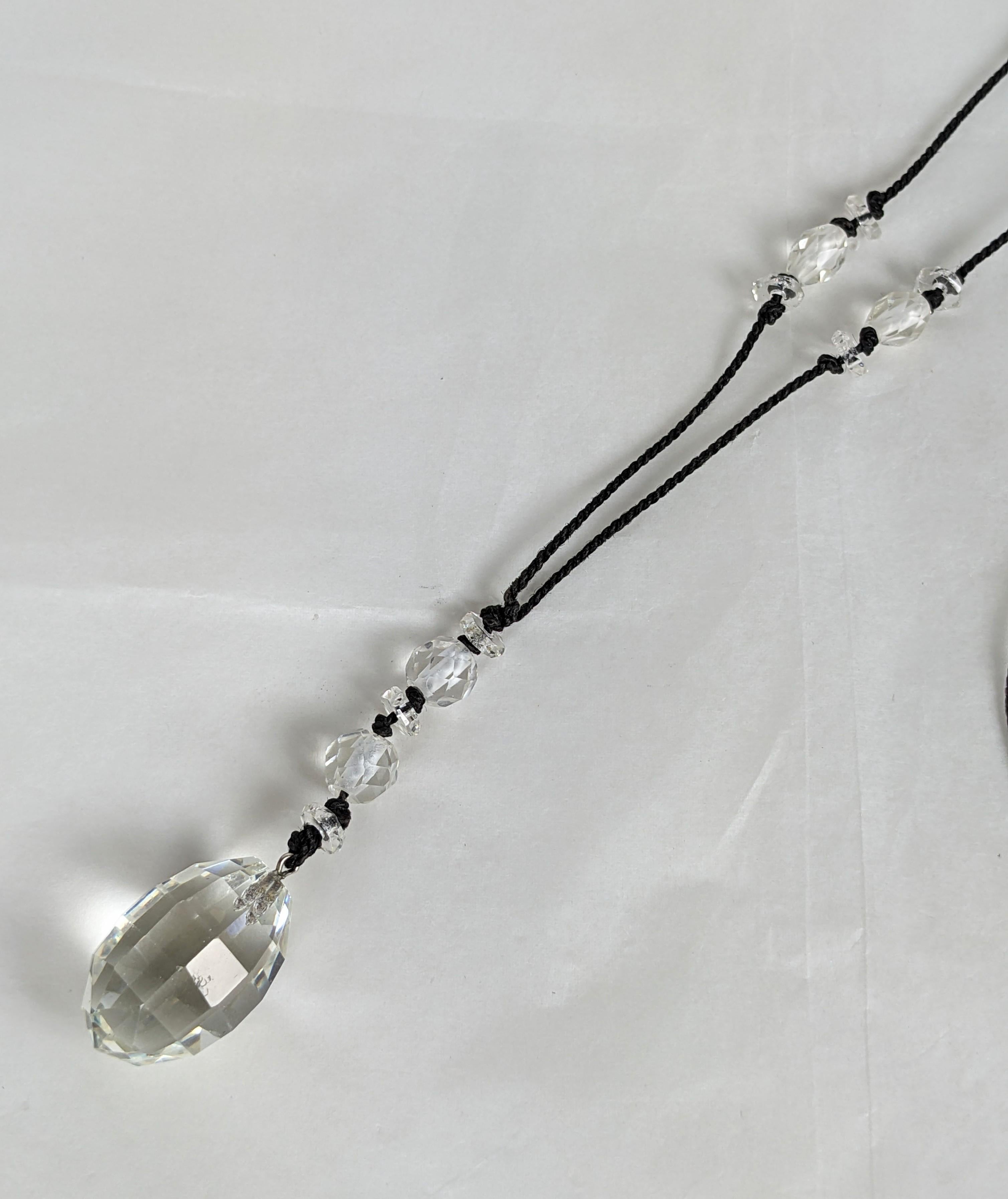 Sautoir de Cristal Art Déco Cuenta en venta
