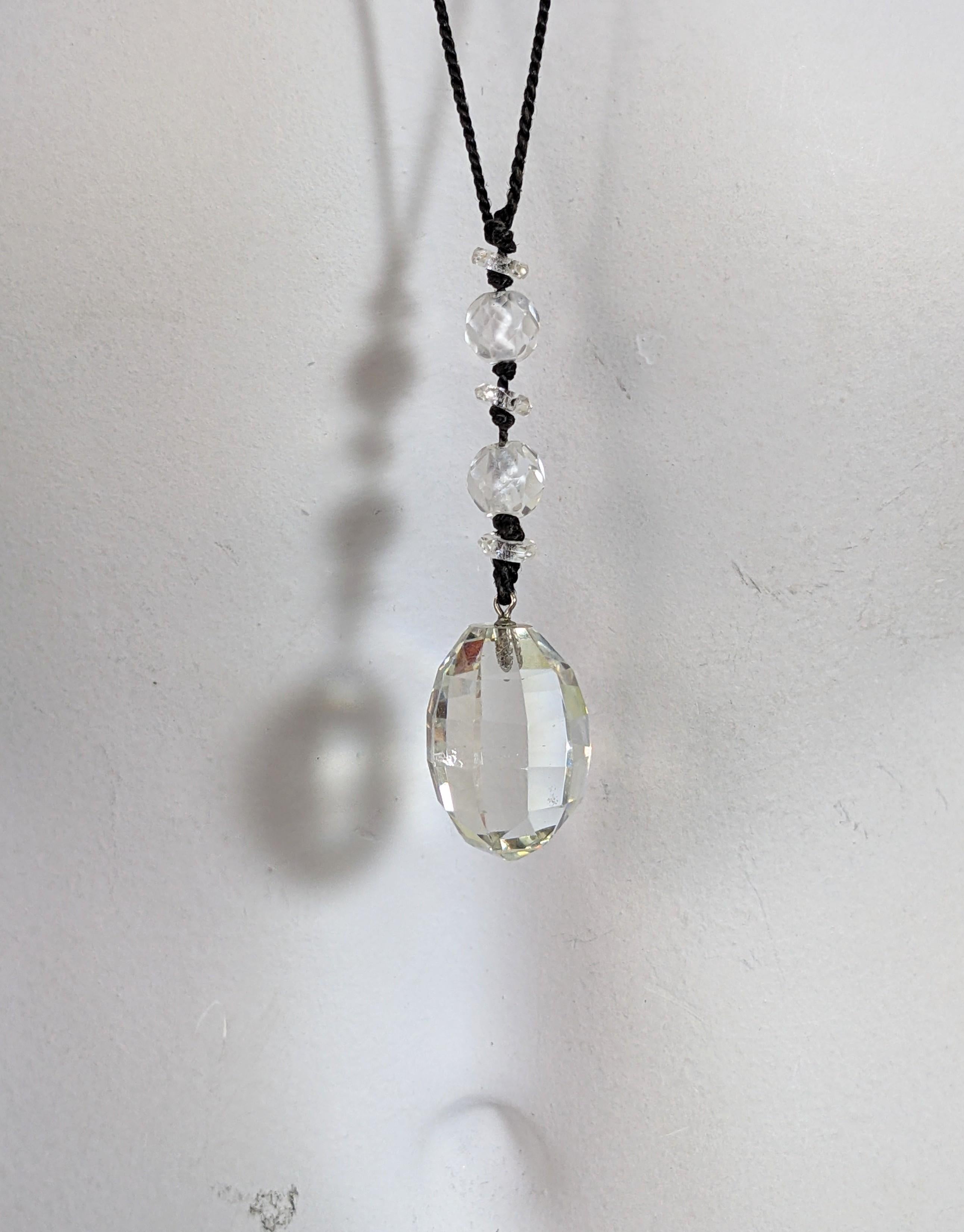 Sautoir de Cristal Art Déco en venta 1