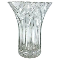 Art Deco Crystal Vase, Poland, 1960s
