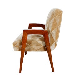 Art Deco Cubist office armchair - France 1930