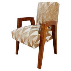 Sillón de oficina cubista Art Déco - Francia 1930