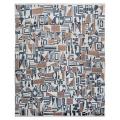 Art Deco Cubist Style Rug 