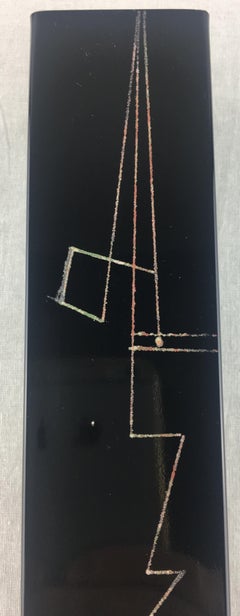 Vaso cubista Art Deco firmato A. Riecke da La Coupole Paris France