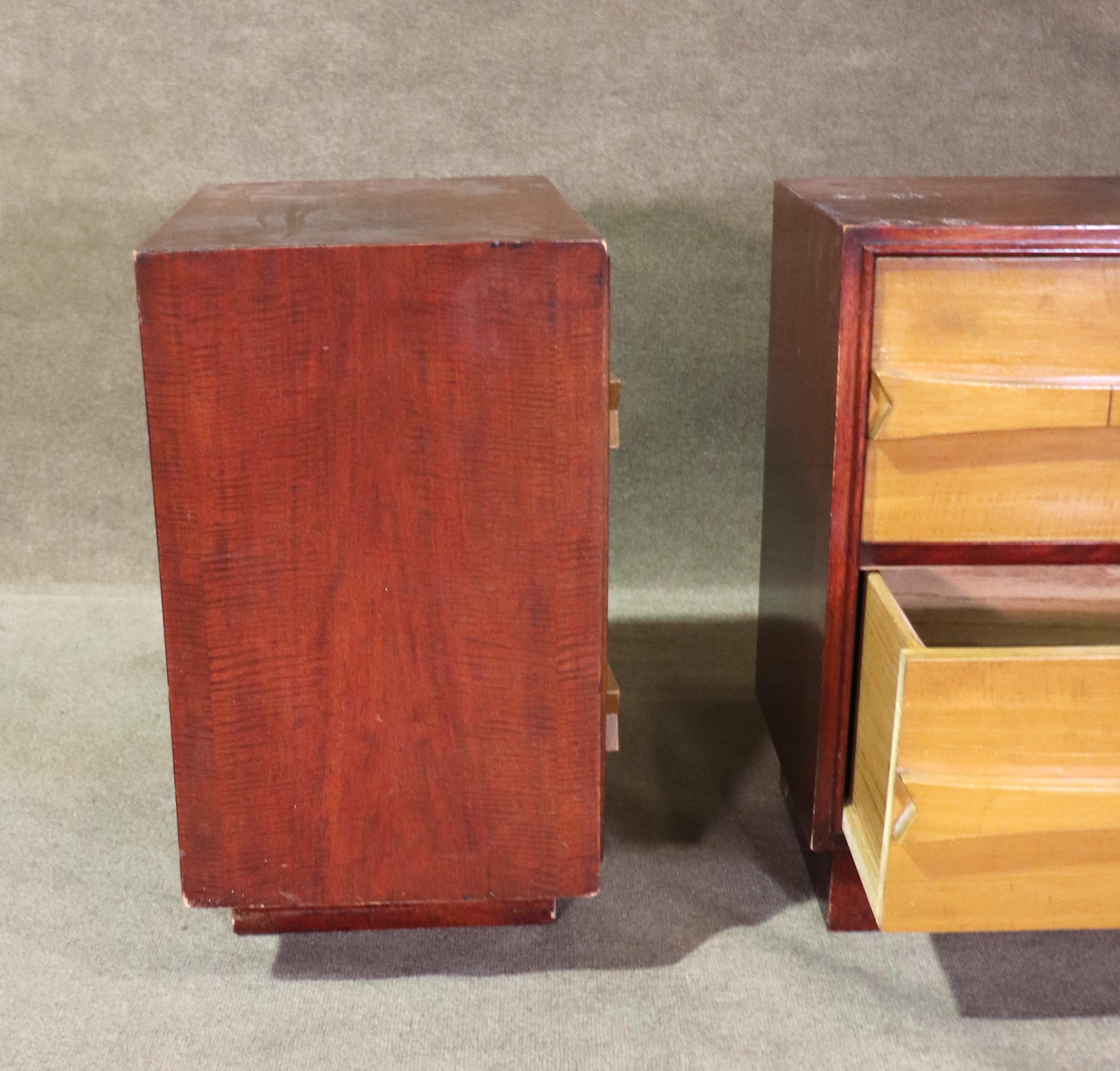 Art Deco Curved Edge Tables In Good Condition For Sale In Brooklyn, NY