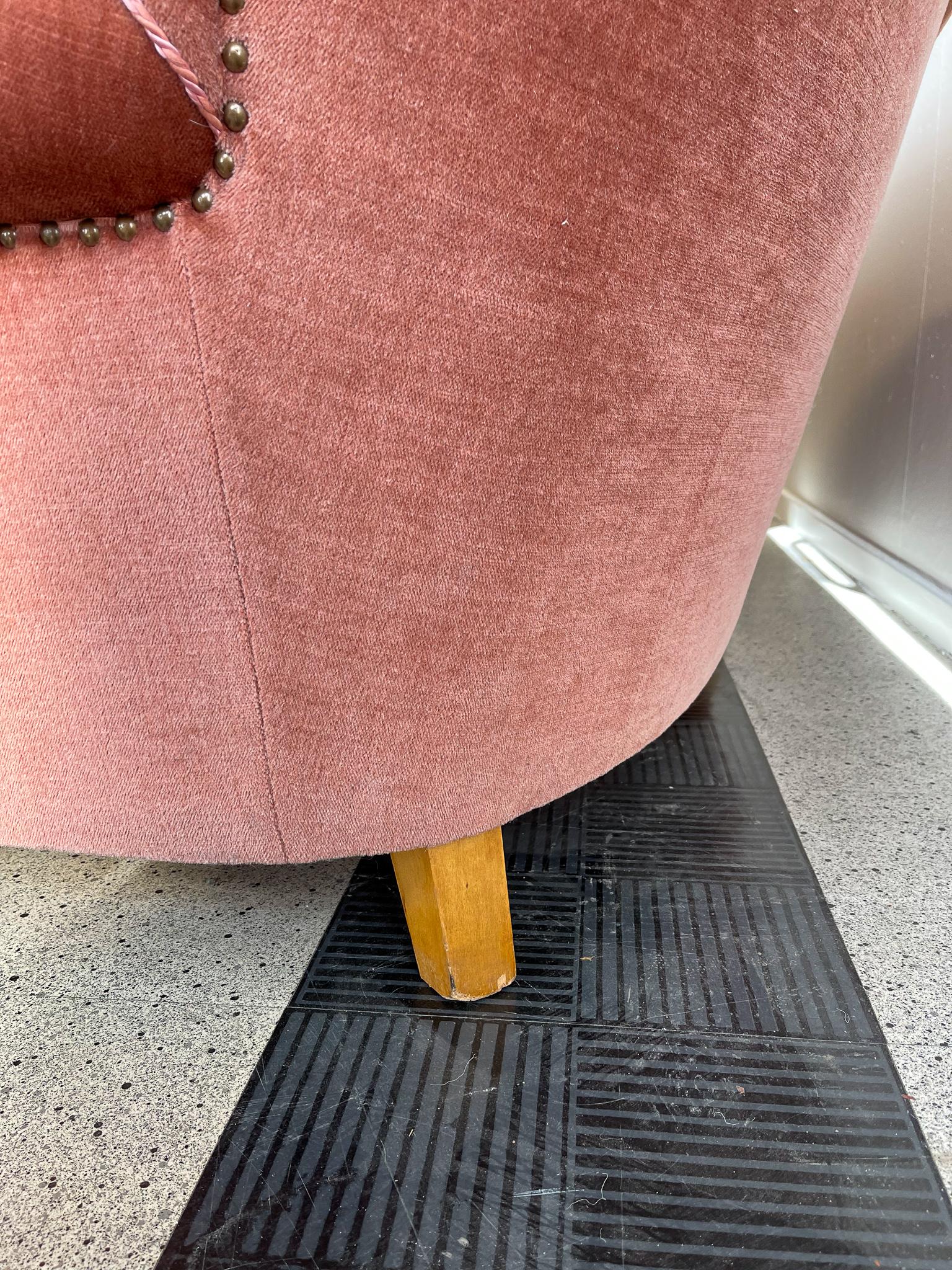 Art Deco Curved Sofa Sweden, 1930s 2