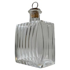 Art Deco Cut Crystal 'Cushion' Decanter, Danish 1930s