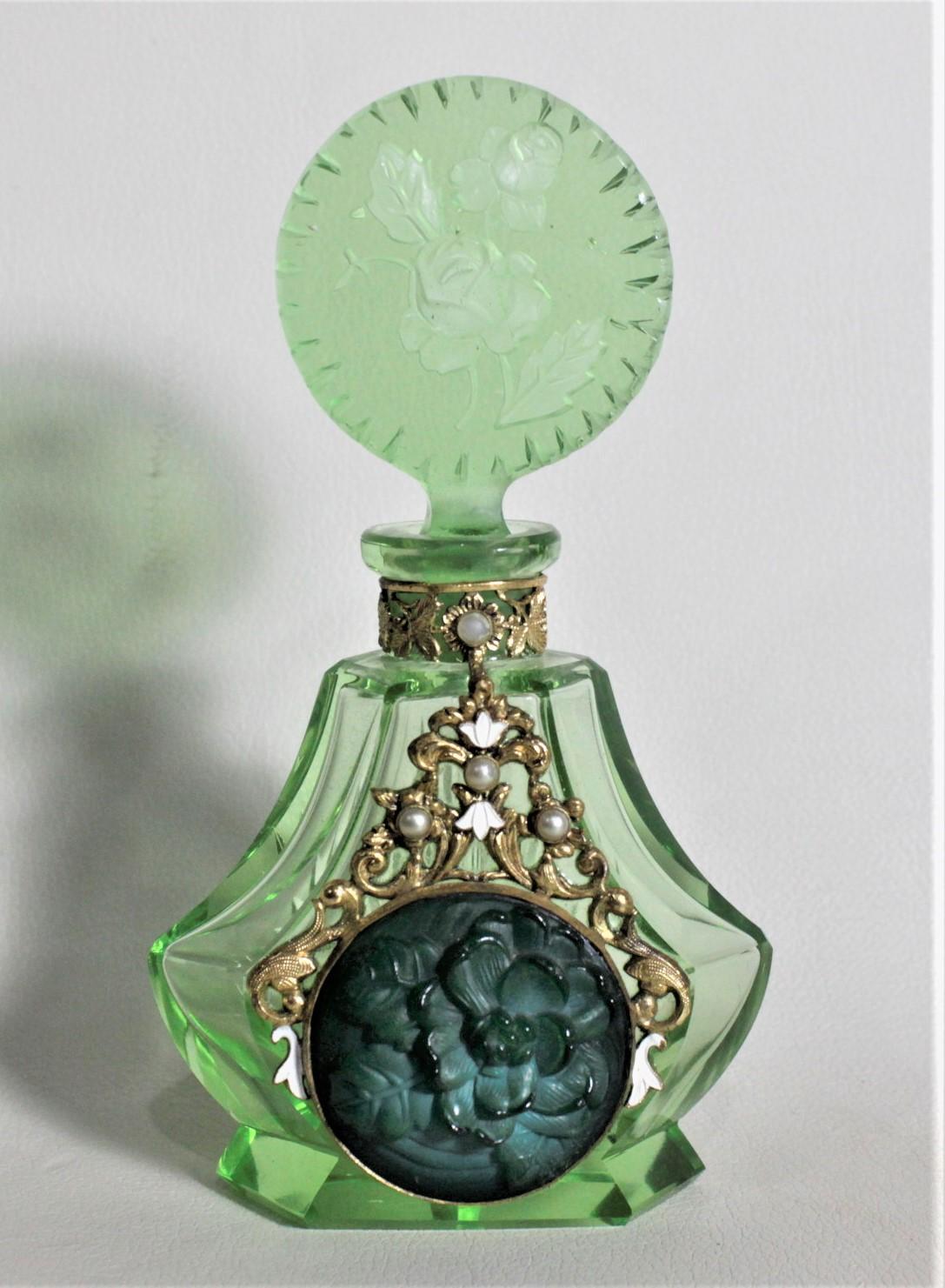 czech art deco perfume bottles