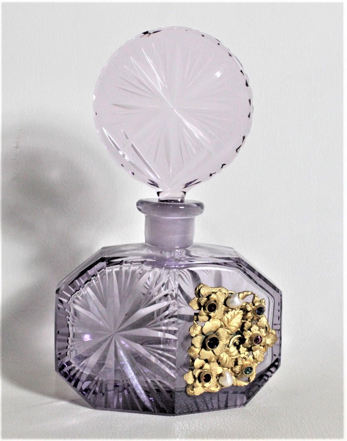czech art deco perfume bottles