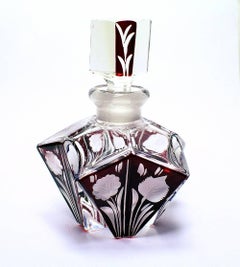 Art Deco Czech Ladies Perfume Bottle